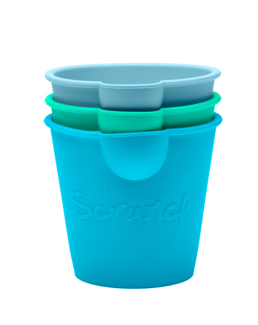 Scrunch Mini Bucket -Blue Fish