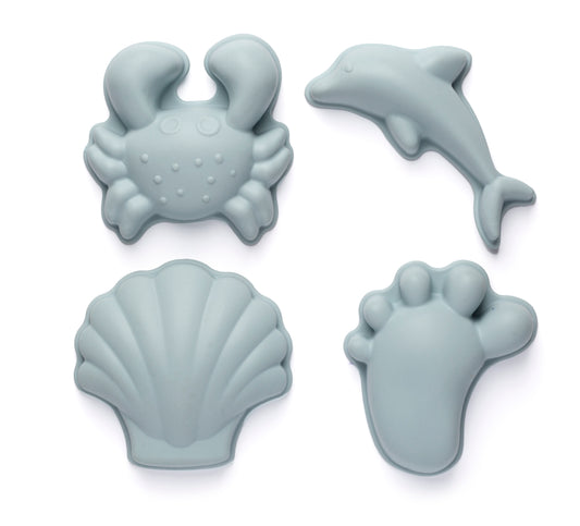 Scrunch Footprint Moulds - Duck Egg Blue