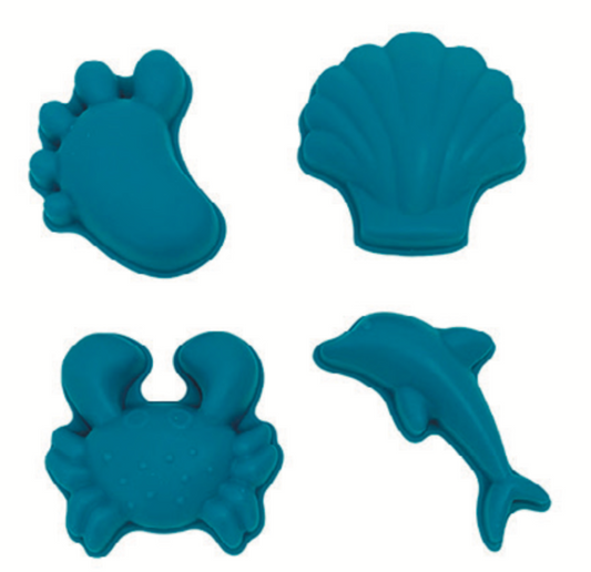 Scrunch Footprint Moulds - Petrol